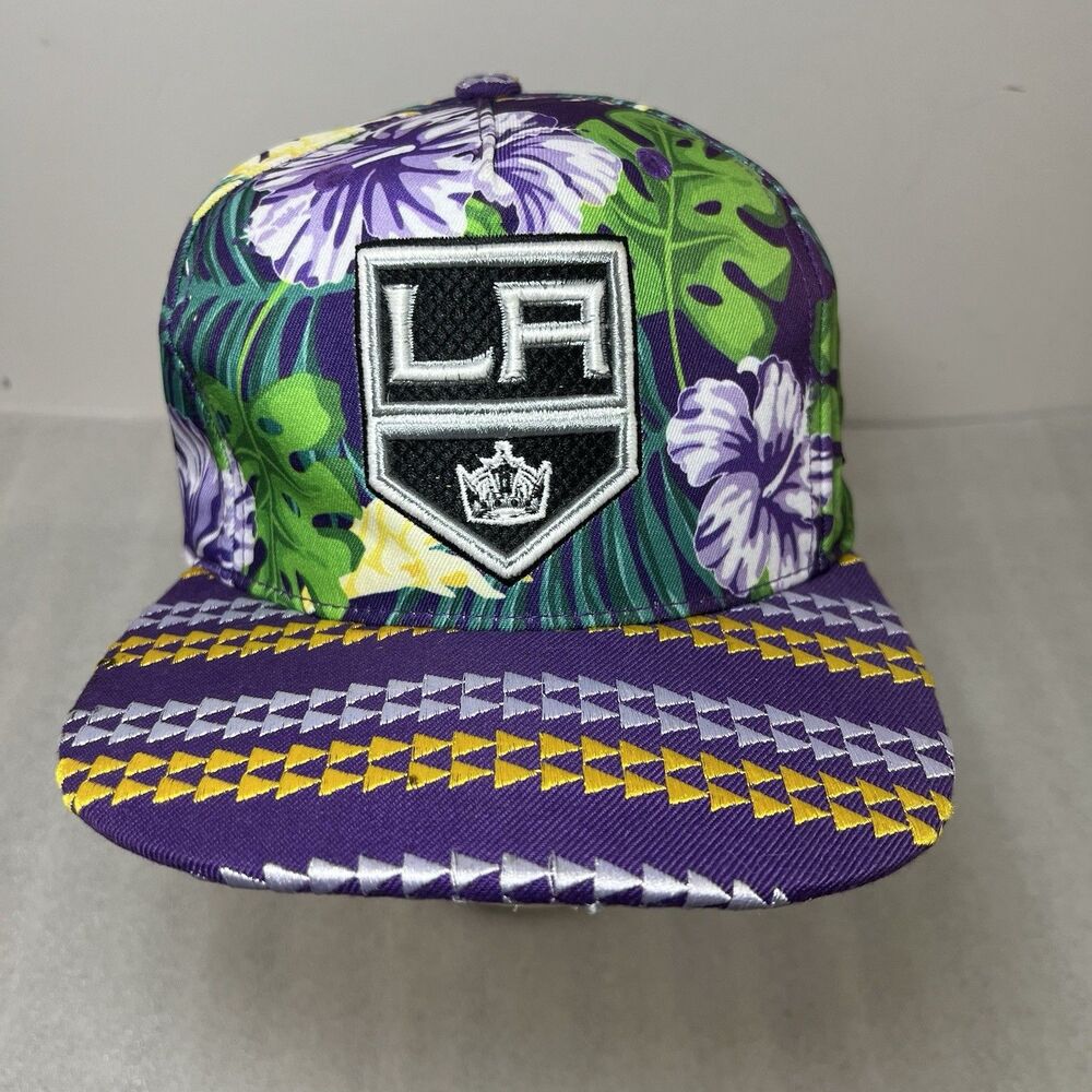 Zephyr Los Angeles Kings Hat Cap Snapback Floral Tropical Them Embroidered OS